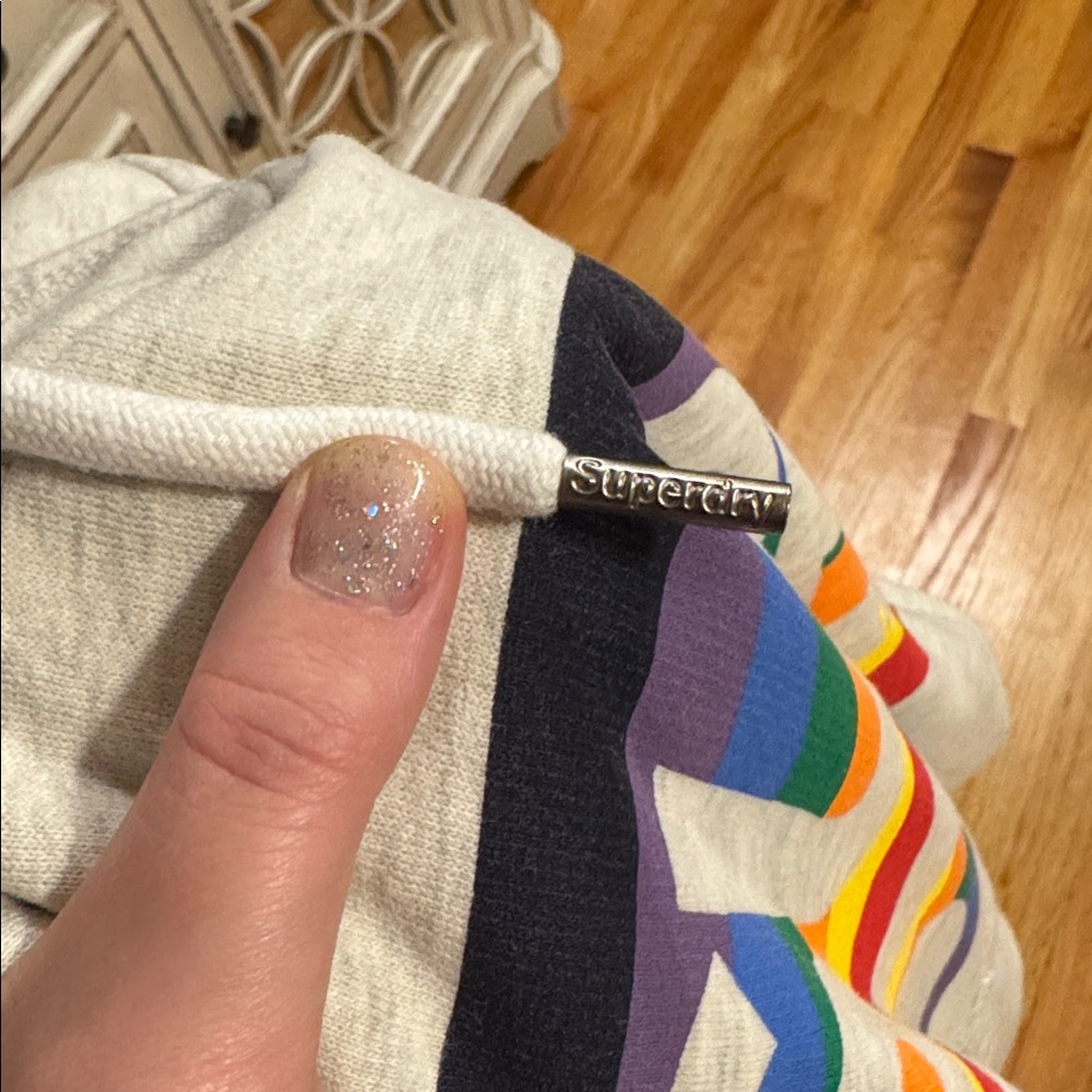 Superdry Rainbow Hoodie - Picture 6 of 8